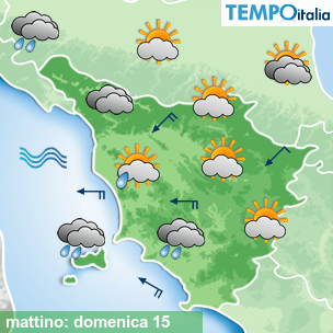 Mappa mattino per la giornata del 2026-03-15
