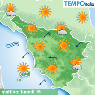 Mappa mattino per la giornata del 2026-03-16