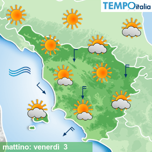 Mappa mattino per la giornata del 2026-04-03