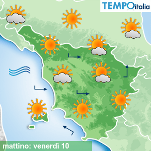 Mappa mattino per la giornata del 2026-04-10