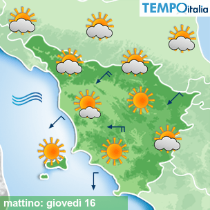 Mappa mattino per la giornata del 2026-04-16