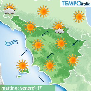 Mappa mattino per la giornata del 2026-04-17