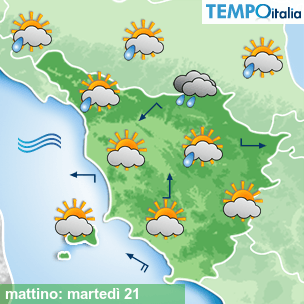 Mappa mattino per la giornata del 2026-04-21