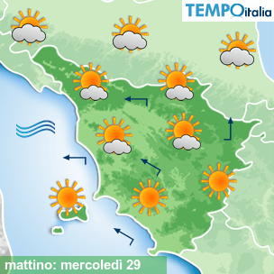 Mappa mattino per la giornata del 2026-04-29