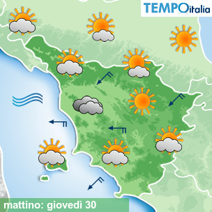 Mappa mattino per la giornata del 2026-04-30