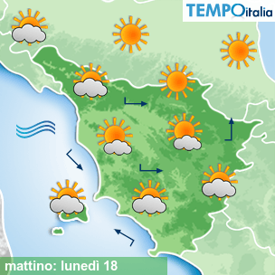Mappa mattino per la giornata del 2026-05-18