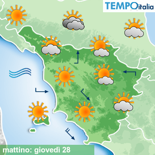 Mappa mattino per la giornata del 2026-05-28