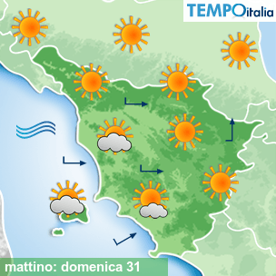 Mappa mattino per la giornata del 2026-05-31