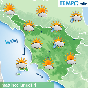 Mappa mattino per la giornata del 2026-06-01