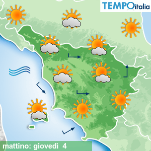 Mappa mattino per la giornata del 2026-06-04