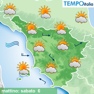 Mappa mattino per la giornata del 2026-06-06