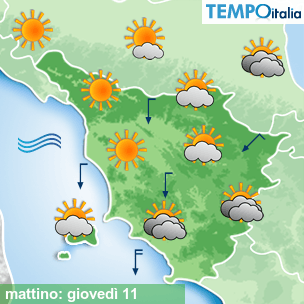 Mappa mattino per la giornata del 2026-06-11