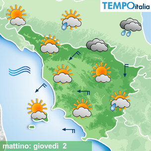 Mappa mattino per la giornata del 2026-07-02