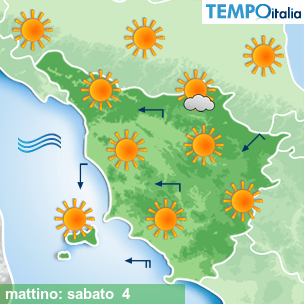 Mappa mattino per la giornata del 2026-07-04