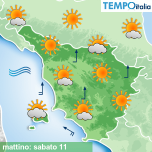 Mappa mattino per la giornata del 2026-07-11
