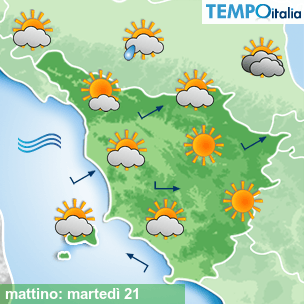 Mappa mattino per la giornata del 2026-07-21