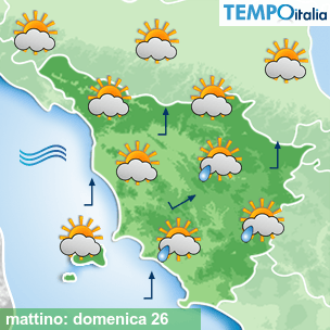 Mappa mattino per la giornata del 2026-07-26