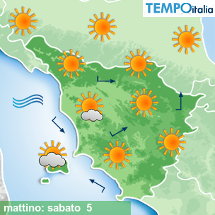 Mappa mattino per la giornata del 2026-09-05