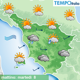 Mappa mattino per la giornata del 2026-09-08