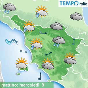 Mappa mattino per la giornata del 2026-09-09