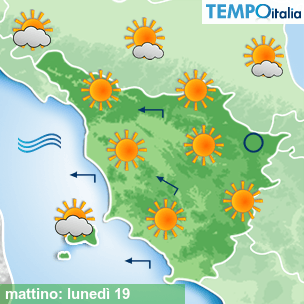 Mappa mattino per la giornata del 2026-10-19