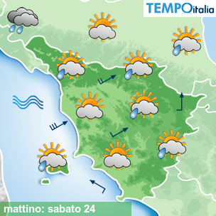 Mappa mattino per la giornata del 2026-10-24