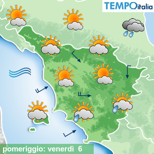 Mappa pomeriggio per la giornata del 2026-02-06