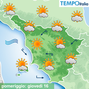 Mappa pomeriggio per la giornata del 2026-04-16