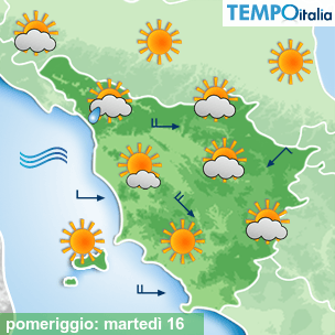 Mappa pomeriggio per la giornata del 2026-06-16