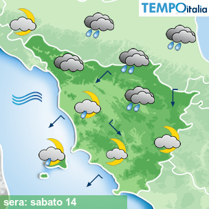 Mappa sera per la giornata del 2026-02-14