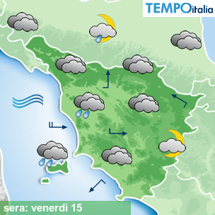Mappa sera per la giornata del 2026-05-15