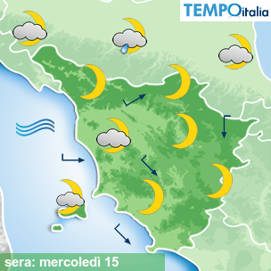 Mappa sera per la giornata del 2026-07-15
