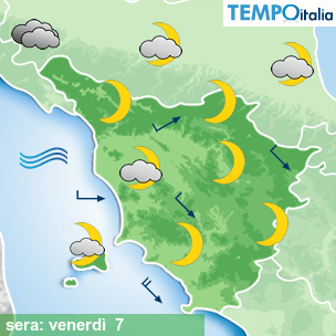 Mappa sera per la giornata del 2026-08-07