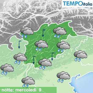 Mappa notte per la giornata del 2026-09-09