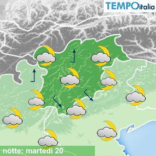 Mappa notte per la giornata del 2026-10-20