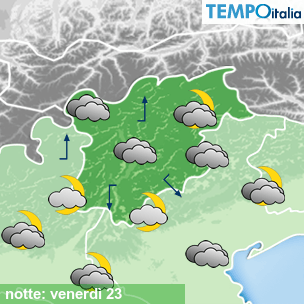 Mappa notte per la giornata del 2026-10-23