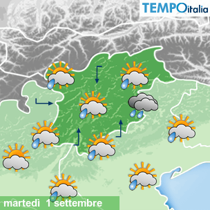 Mappa Giornaliera per la giornata di mercoledì 16 marzo