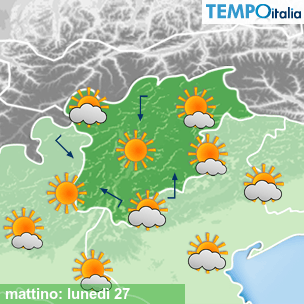 Mappa mattino per la giornata del 2026-07-27
