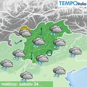 Mappa mattino per la giornata del 2026-10-24