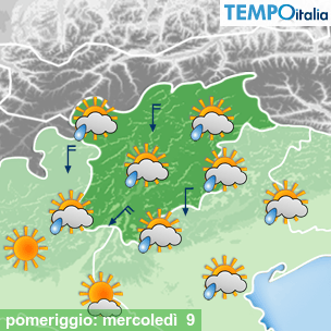 Mappa pomeriggio per la giornata del 2026-09-09