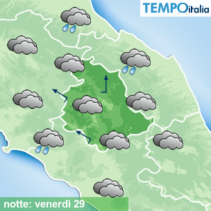 Mappa notte per la giornata del 2024-11-29