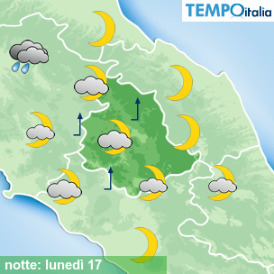 Mappa notte per la giornata del 2026-08-17