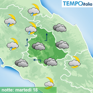 Mappa notte per la giornata del 2026-08-18