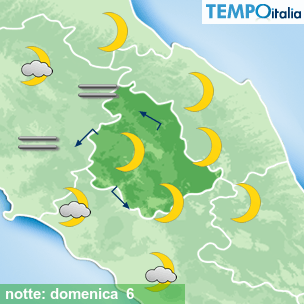 Mappa notte per la giornata del 2026-09-06