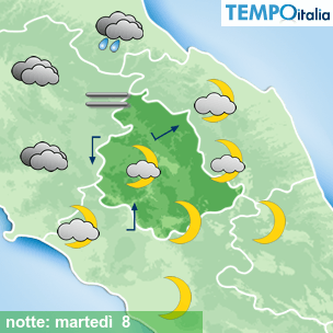 Mappa notte per la giornata del 2026-09-08