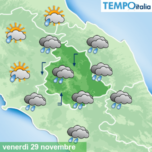 Mappa Giornaliera per la giornata di mercoledì 16 marzo