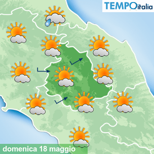 Mappa Giornaliera per la giornata di mercoledì 16 marzo