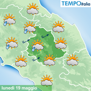 Mappa Giornaliera per la giornata di mercoledì 16 marzo