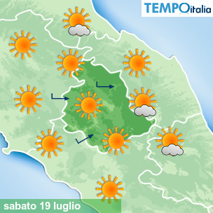 Mappa Giornaliera per la giornata di mercoledì 16 marzo