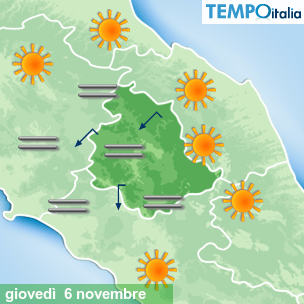Mappa Giornaliera per la giornata di mercoledì 16 marzo